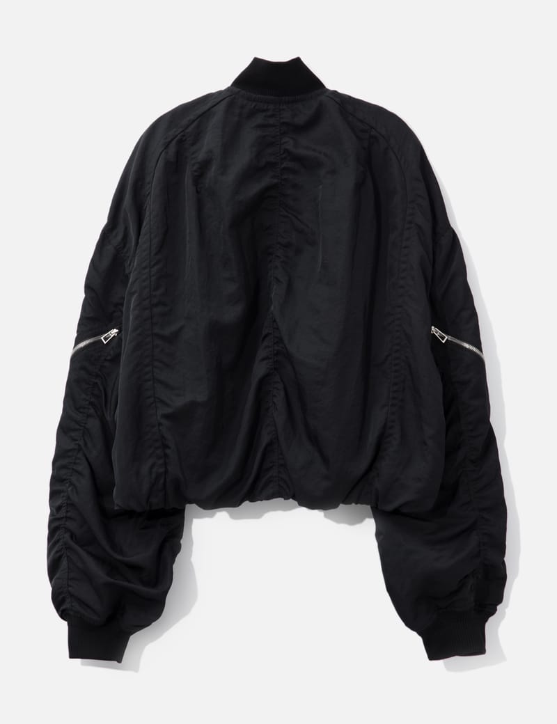 SONGZIO - BIAS CUT CROP MA-1 JACKET | HBX - Globally Curated