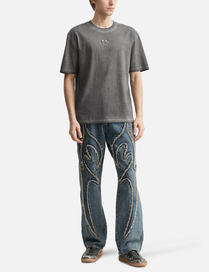 THUG CLUB TC Basic T-Shirt - Vintage-washed cotton, regular fit. | HBX
