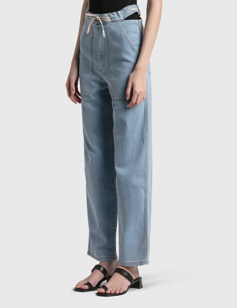 Nanushka - Chace Barrel-Leg Jeans | HBX - Globally Curated Fashion