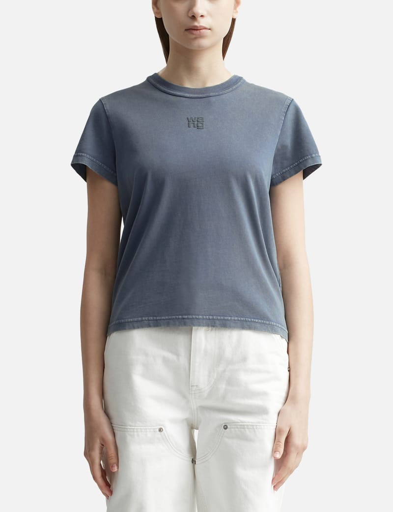 T By Alexander Wang - エッセンシャル ジャージー シュランク Tシャツ