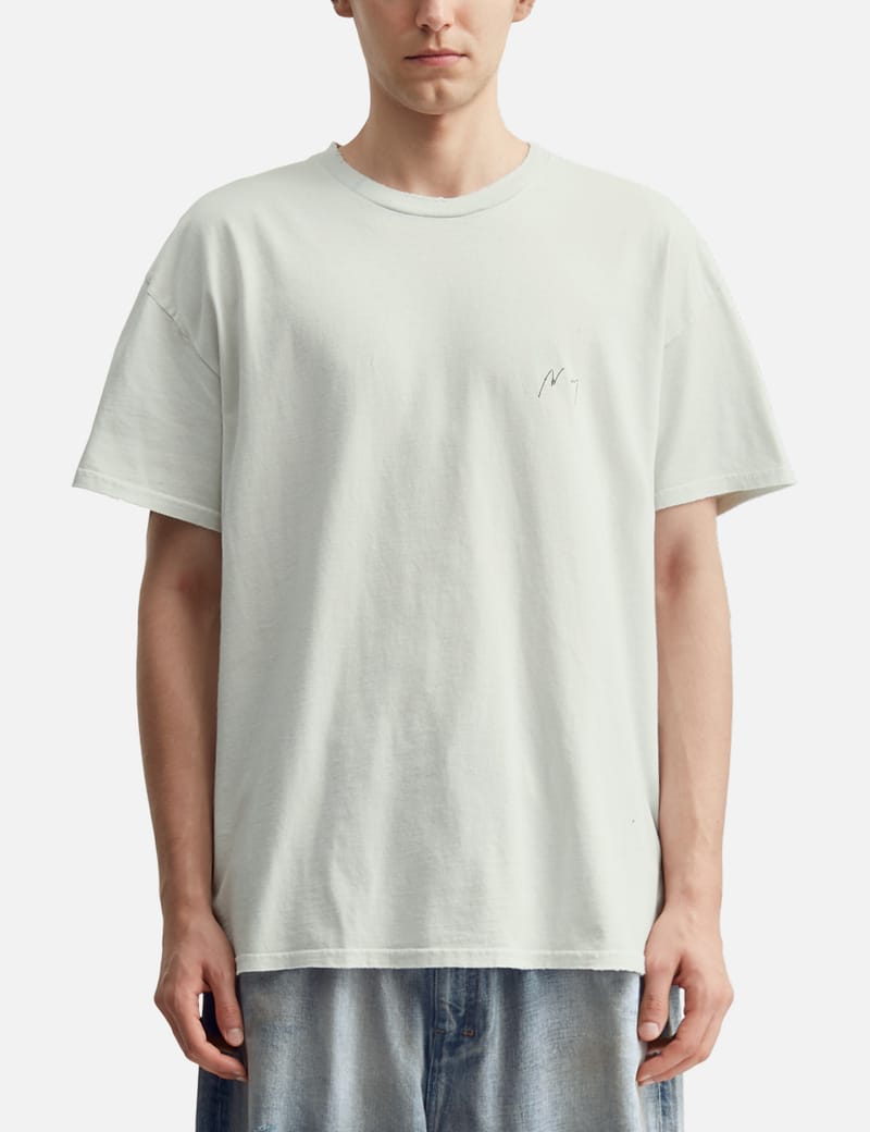 ANCELLM - Embroidery Dyed T-Shirt | HBX