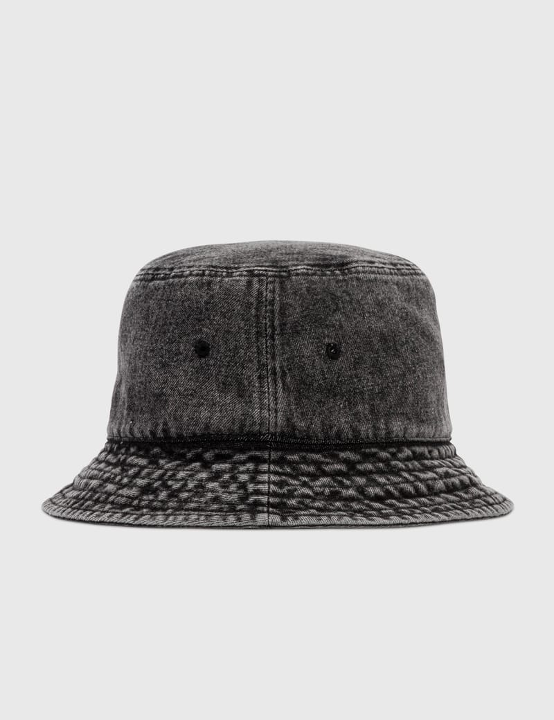 We11done - Washed Denim Bucket Hat | HBX - Globally Curated