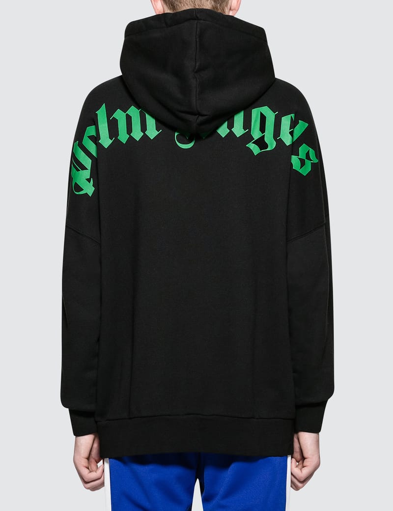 Palm Angels Logo Over Hoodie HBX Globally Curated Fashion