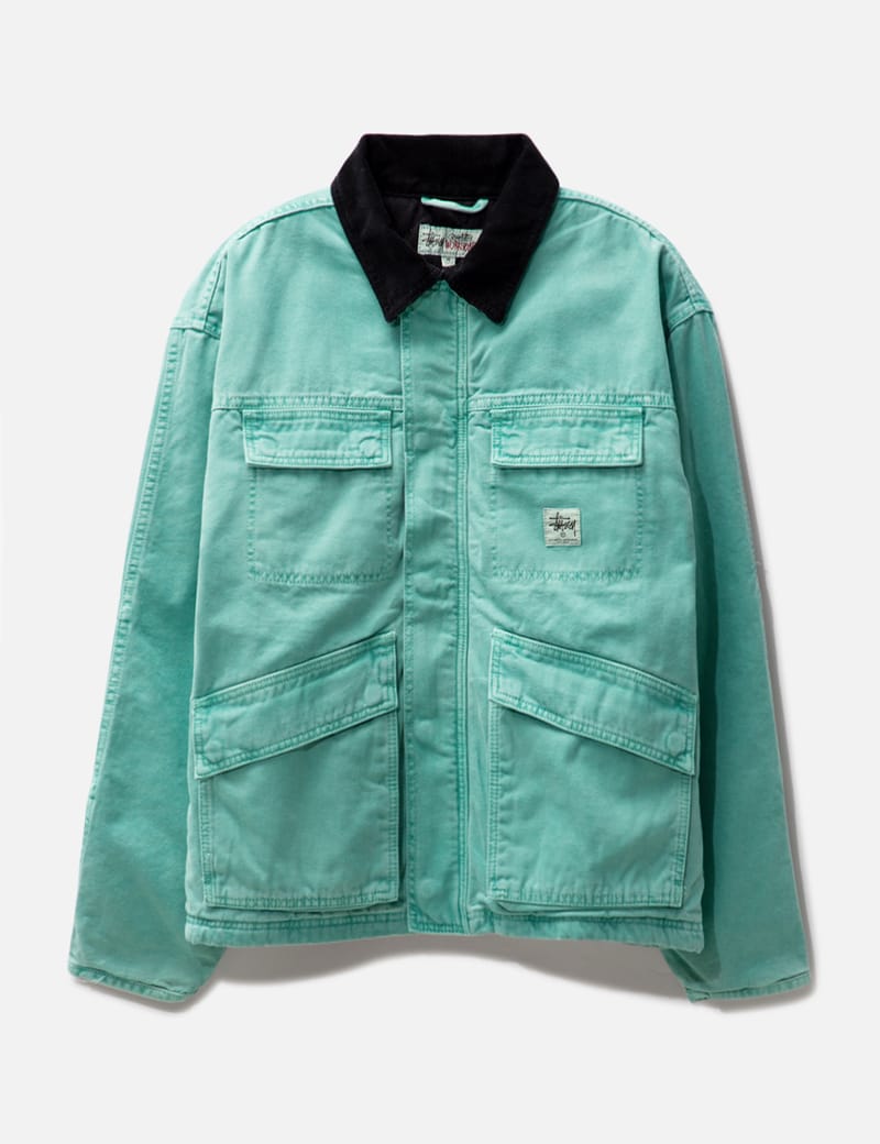 ※早い者勝ちSTUSSY Washed Canvas Shop Jacket