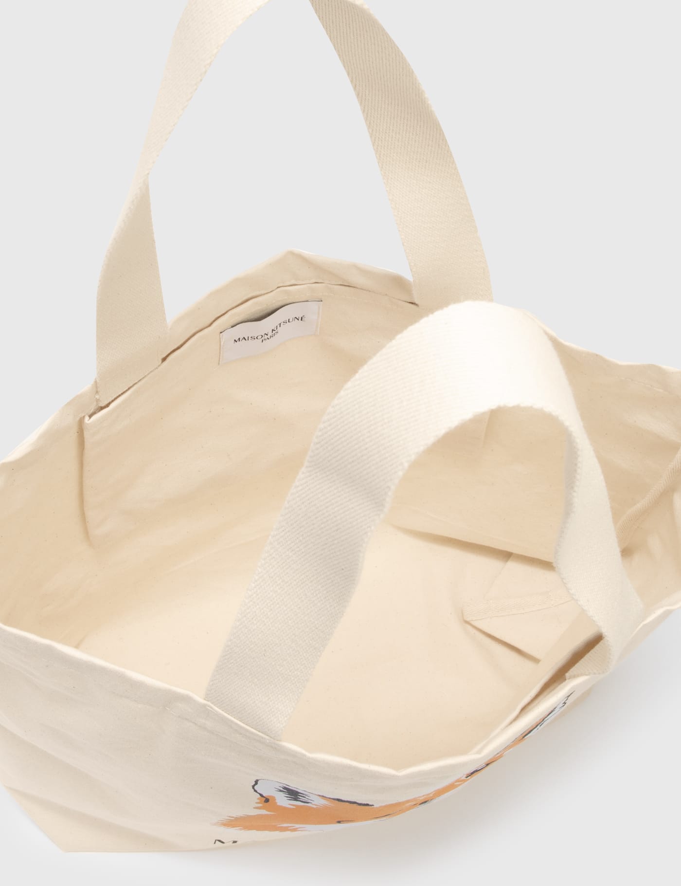Maison Kitsune - Fox Head Tote Bag | HBX - Globally Curated Fashion and  Lifestyle by Hypebeast