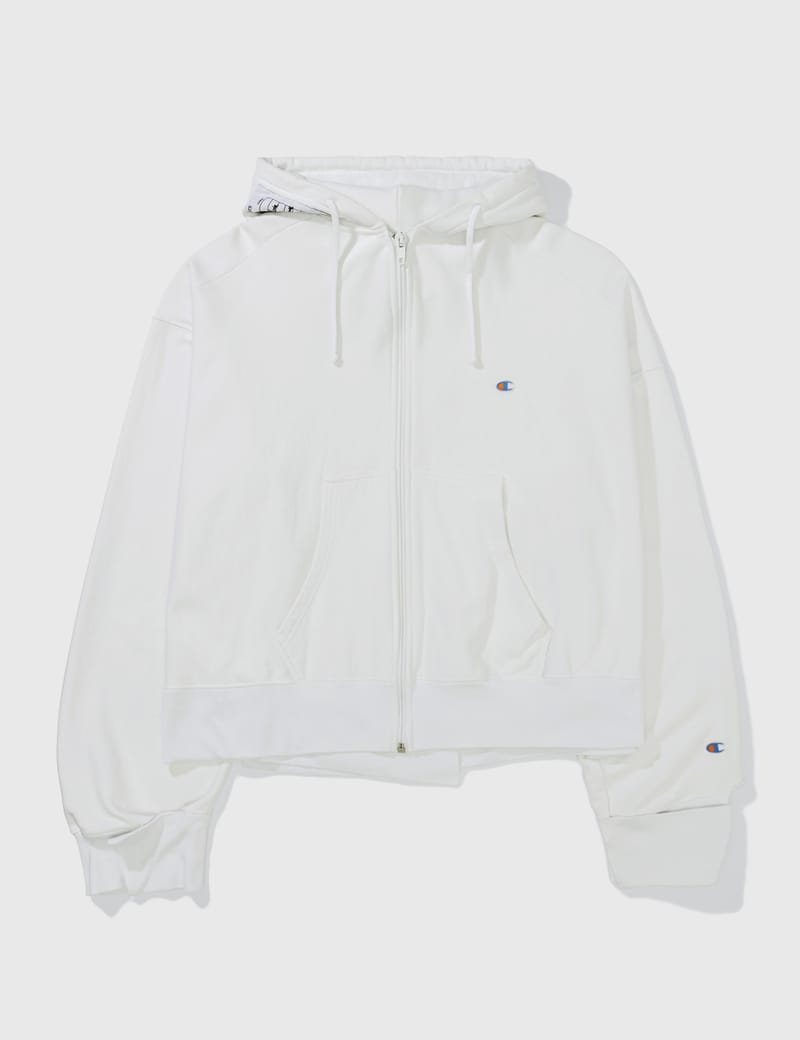 Vetements champion outlet hoodie white