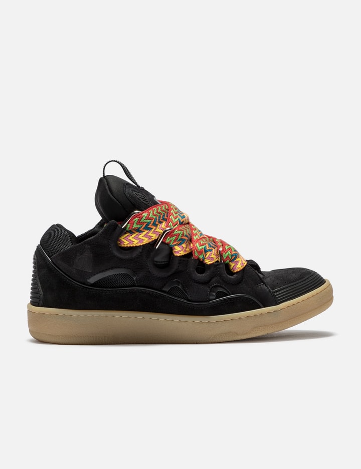 Lanvin - LEATHER CURB SNEAKERS | HBX - Globally Curated Fashion and ...