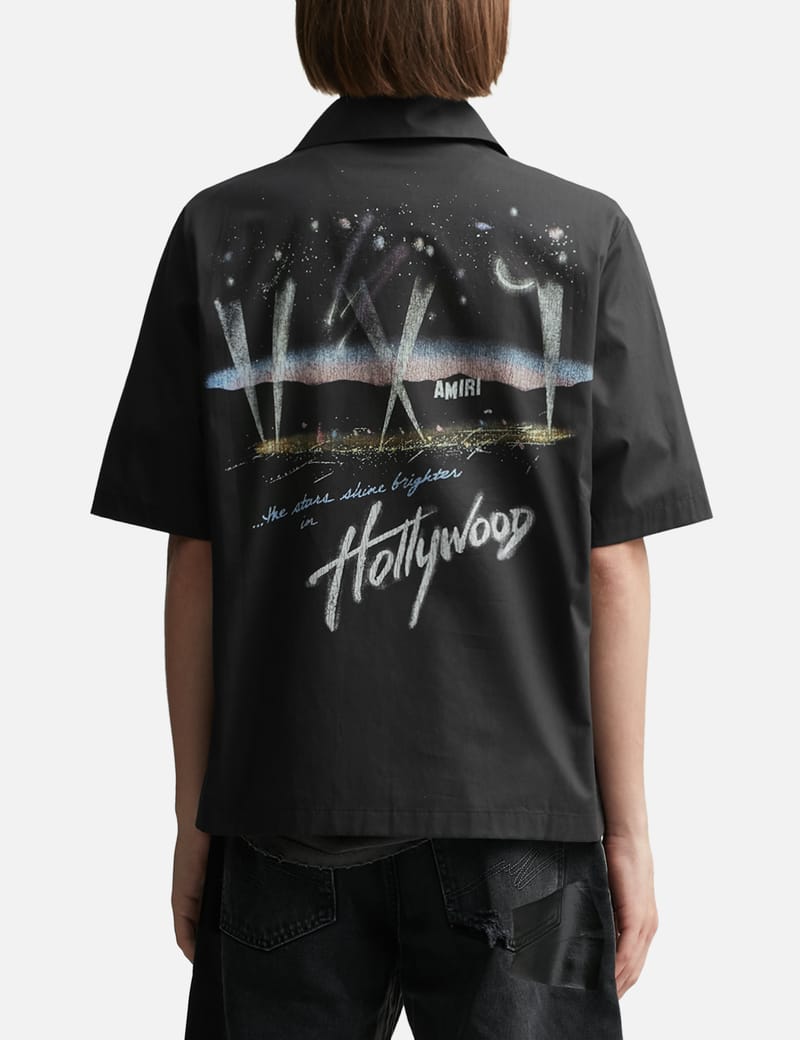 Amiri - HOLLYWOOD LIGHTS CAMP SHIRT | HBX - Globally Curated