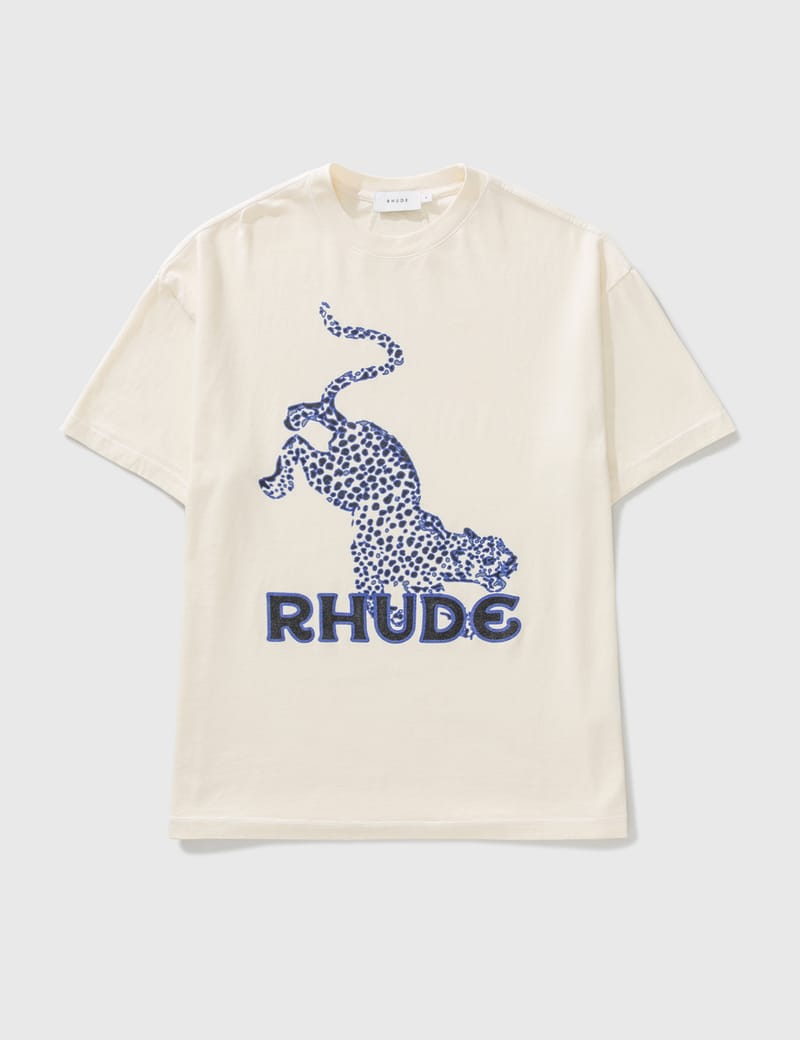 Rhude - Leopard Tシャツ | HBX - ハイプビースト(Hypebeast)が厳選 ...