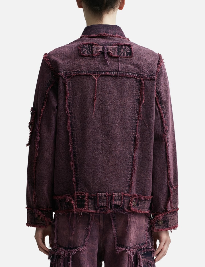 DHRUV KAPOOR - Destroyed Denim Jacket | HBX - HYPEBEAST 為您搜羅全球潮流時尚品牌