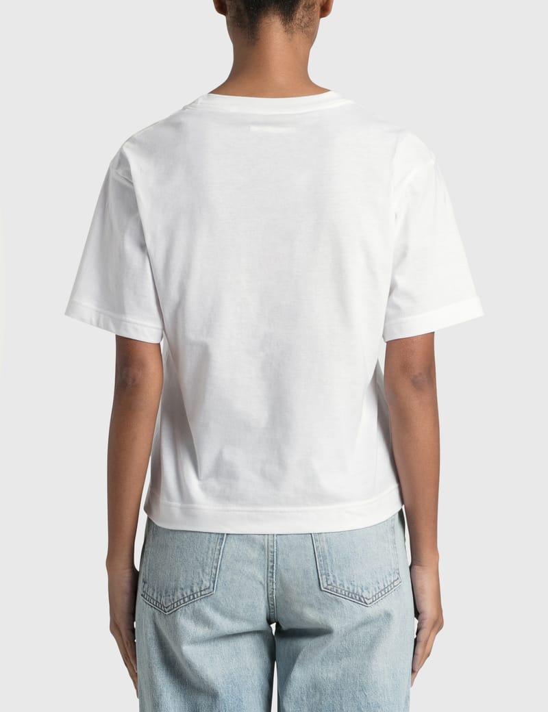 MIHARA YASUHIRO White cotton t-shirt Tシャツ Maison Mihara Yasuhiro - Mihara Printed T-shirt | HBX