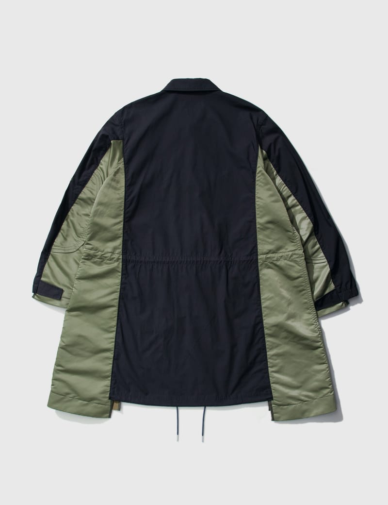 Sacai - Military Coat | HBX - HYPEBEAST 為您搜羅全球潮流時尚品牌