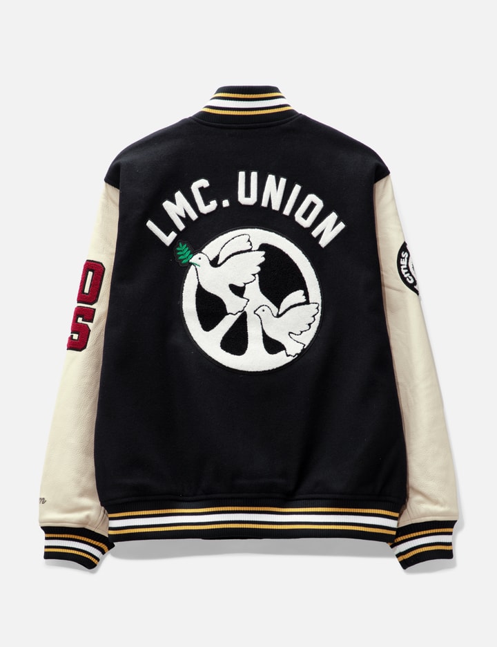 LMC - PEACE WOOL VARSITY JACKET | HBX - Globally Curated Fashion and ...