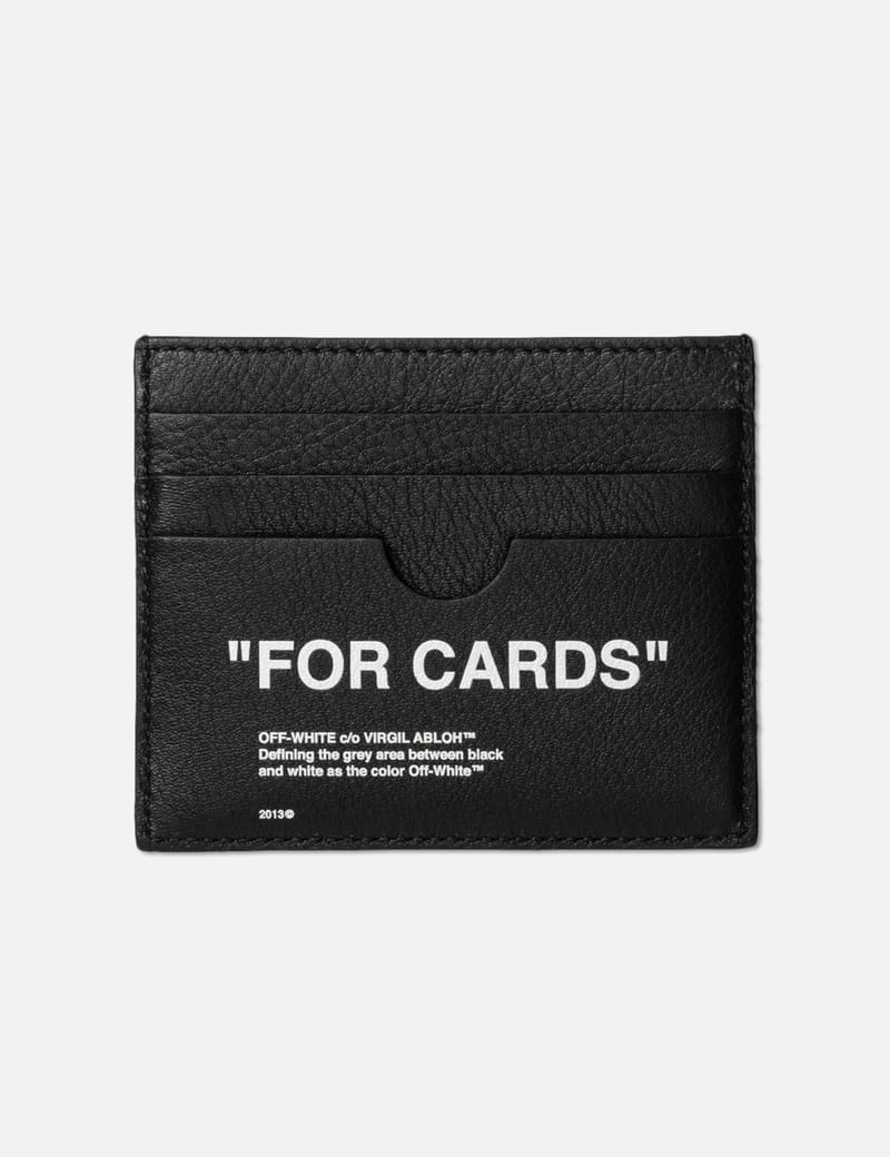 Off-White™ - Quote Card Case | HBX - Globally Curated Fashion and