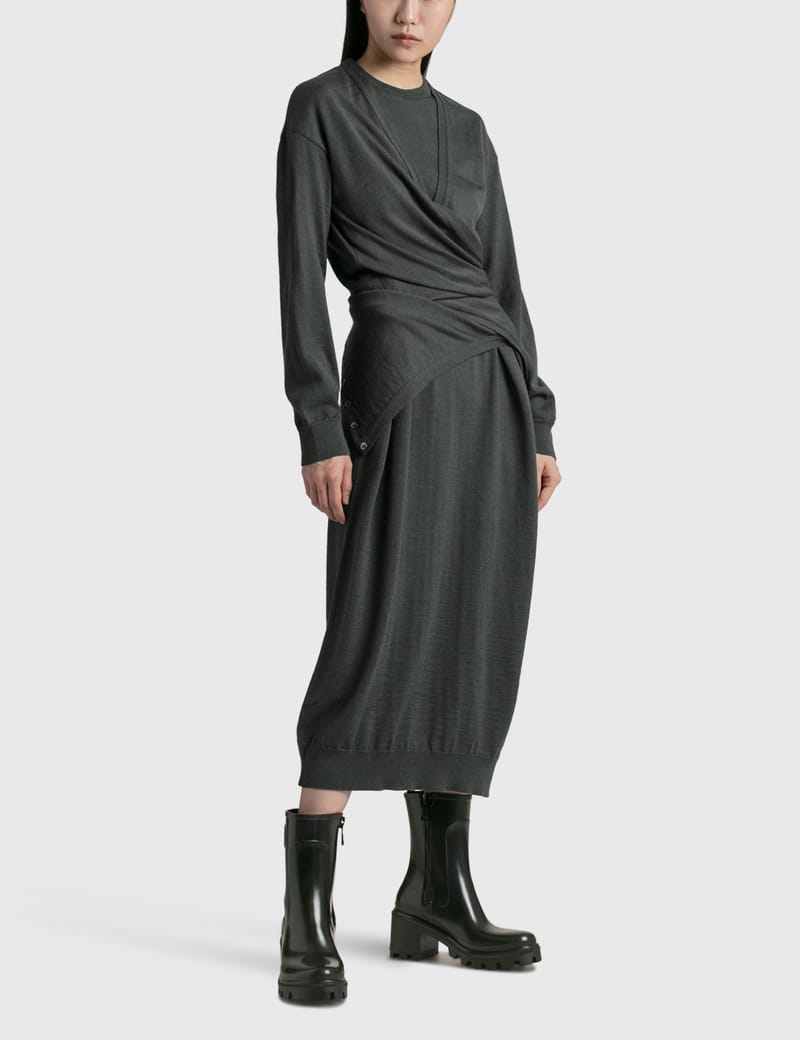 ワンピース LEMAIRE Woman Dress Black DR1092LF588 BK995 DR1072LF1308_BK999_2_grande.