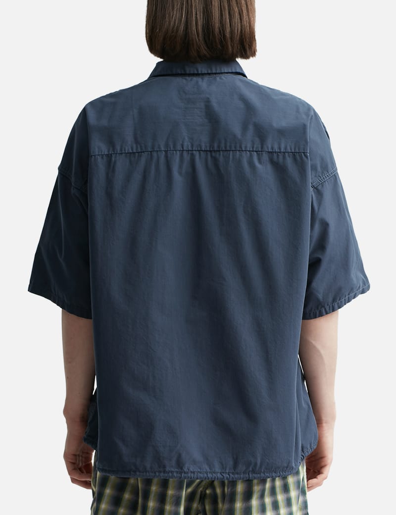 Nanamica - Open Collar Wind H/S Shirt | HBX - Globally Curated