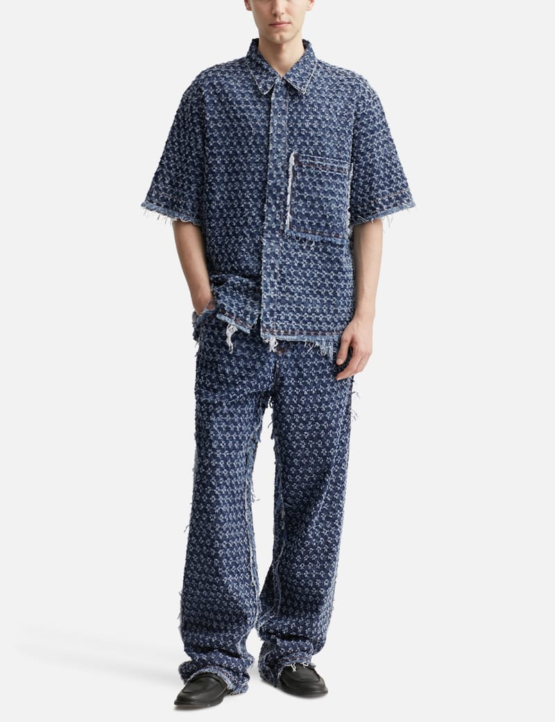 DHRUV KAPOOR - Punctured Kimono Shirt | HBX - Globally