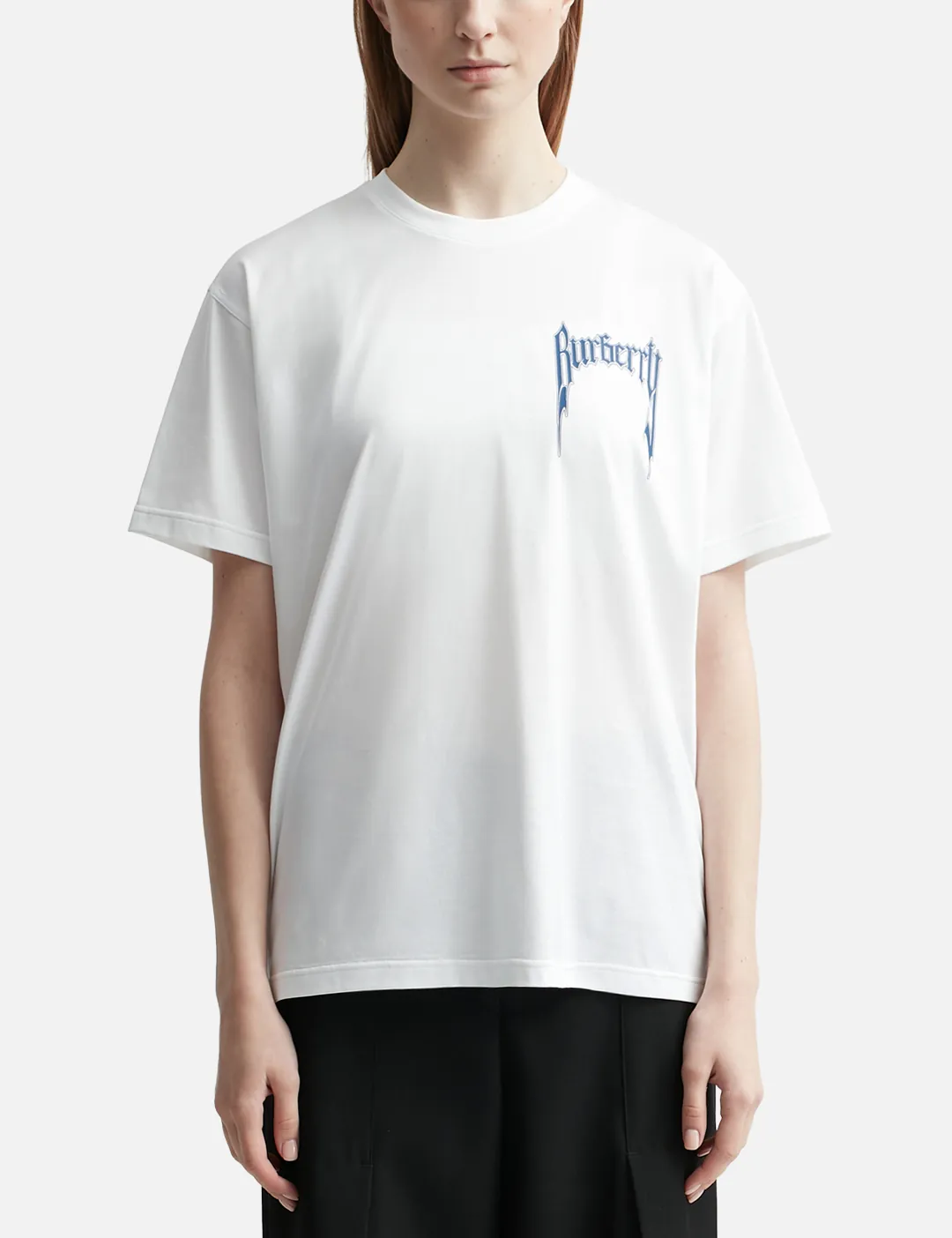 Burberry - ロゴプリント コットン オーバーサイズ Tシャツ | HBX