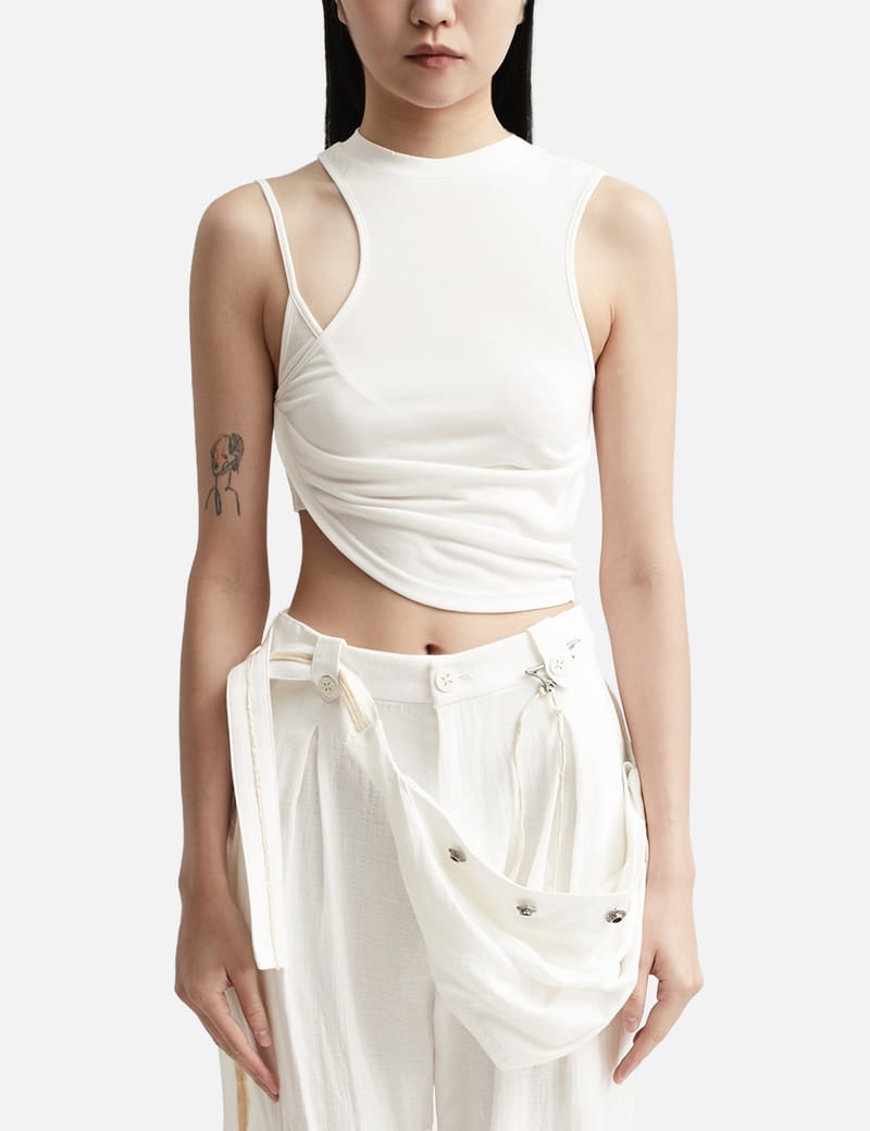 Hyein Seo - TWISTED CROP TOP | HBX - Globally Curated Fashion and 