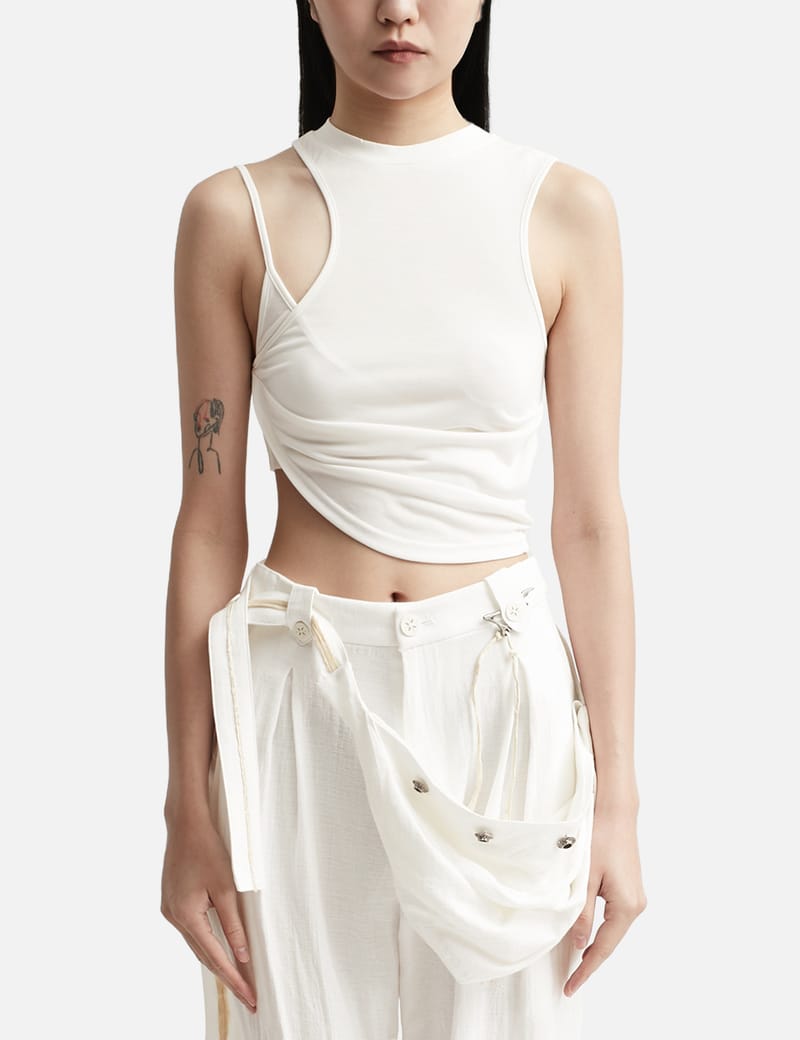 Hyein Seo - TWISTED CROP TOP | HBX - Globally Curated Fashion and