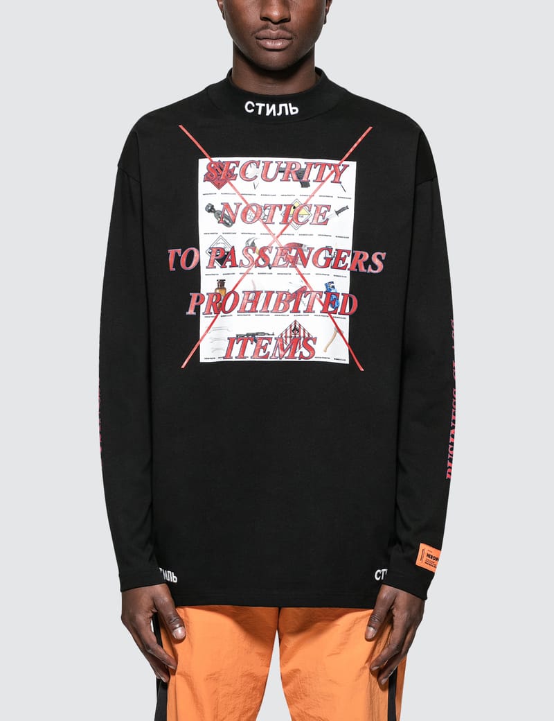 【PORTERNA】Bronn turtleneck T-shirt TURTLENECK COTTON T-SHIRT for Men - Heron Preston sale | Biffi
