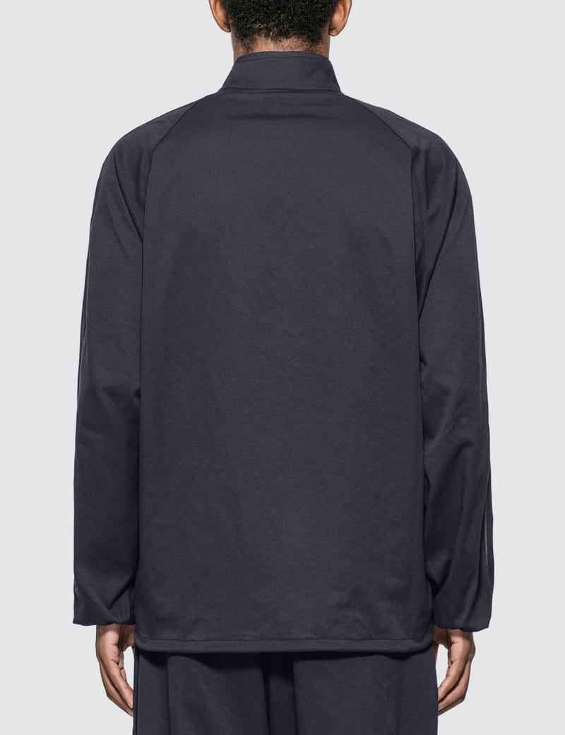 トップス NEEDLES Run-up Jacket - Poly Dry Twill Needles Black Dry Twill Run-Up Jacket Needles
