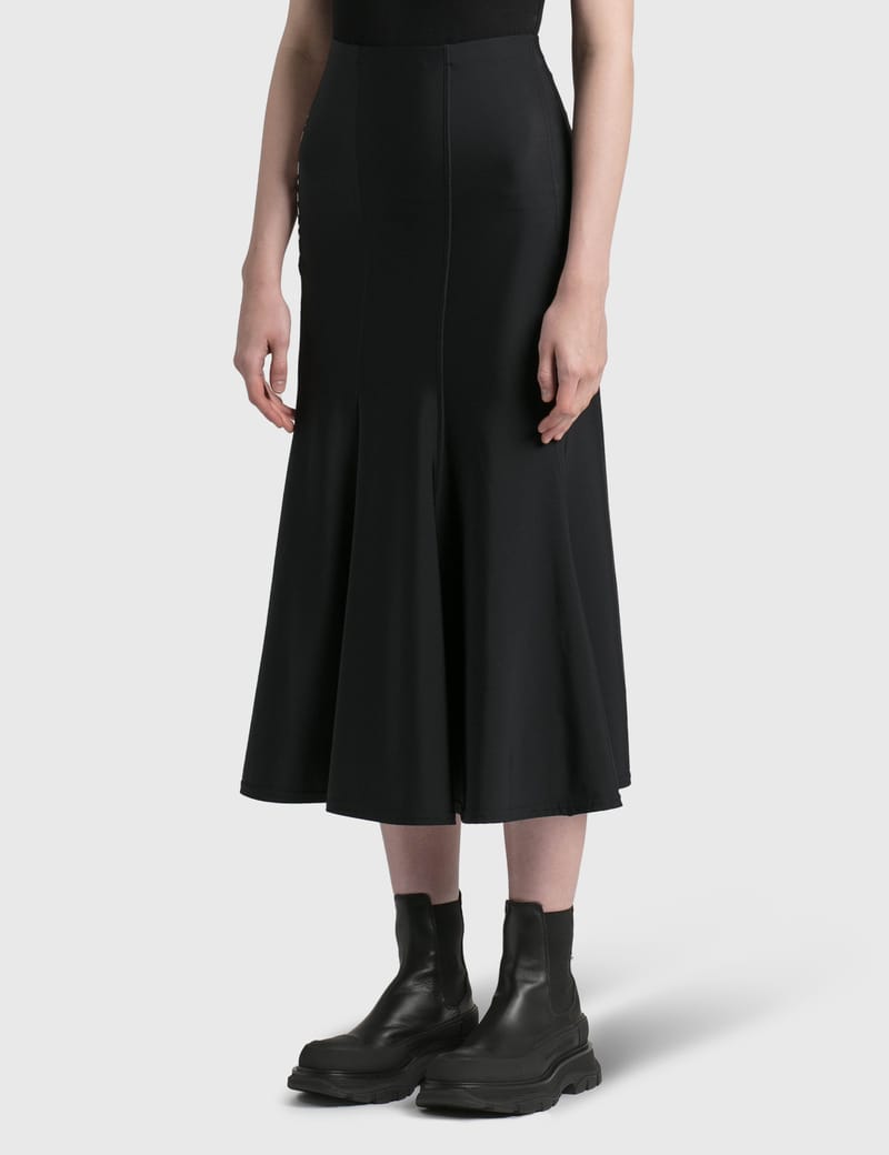 Marine Serre - Bodycon Cocoon Flared Skirt | HBX - Globally