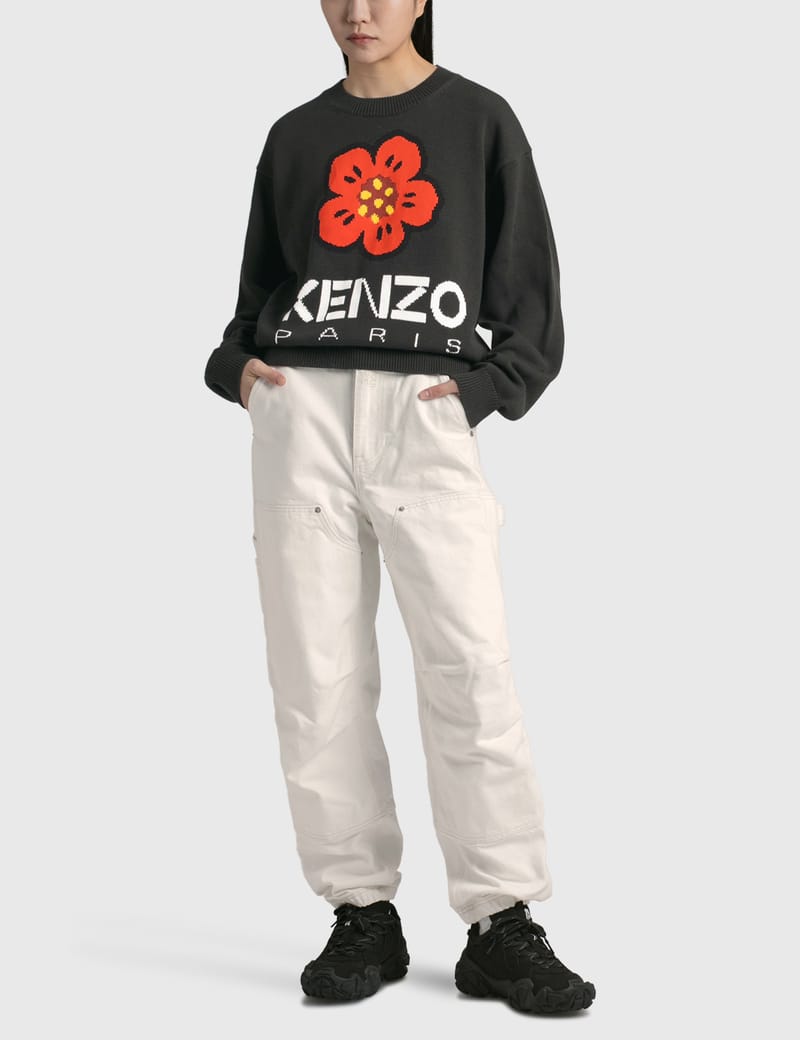 White kenzo jumper on sale womens