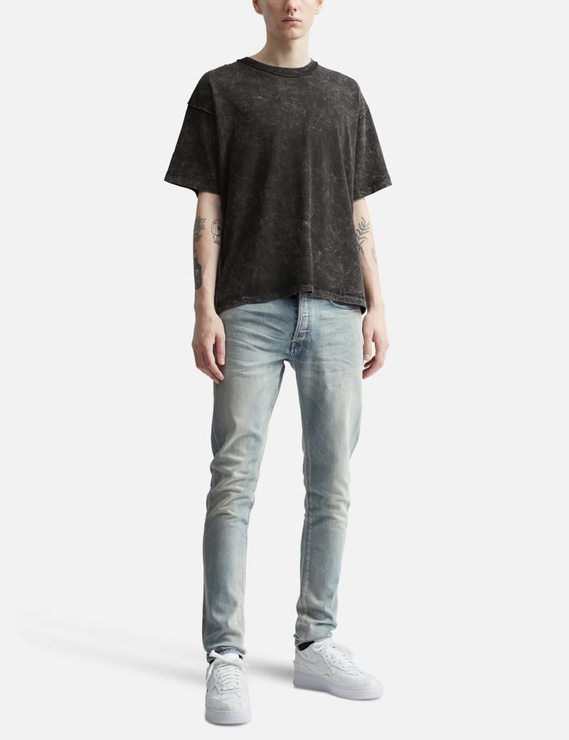 John Elliott - MINERAL WASH CROPPED T-SHIRT | HBX - Globally