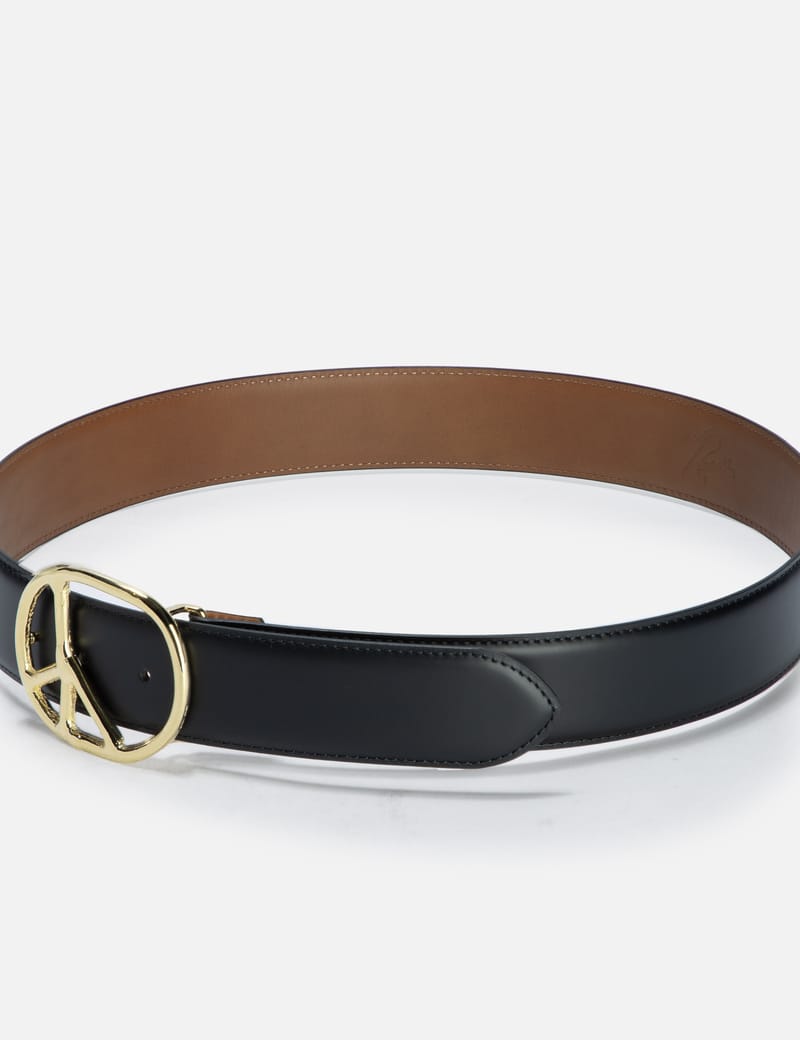 NEIGHBORHOOD - Wide Leather Belt | HBX - Globally Curated Fashion 