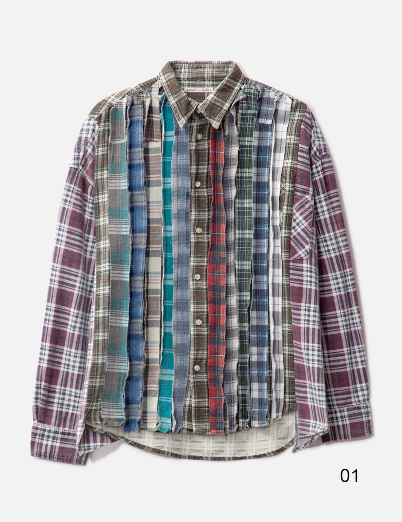 Needles - Ribbon Wide Flannel Shirt | HBX