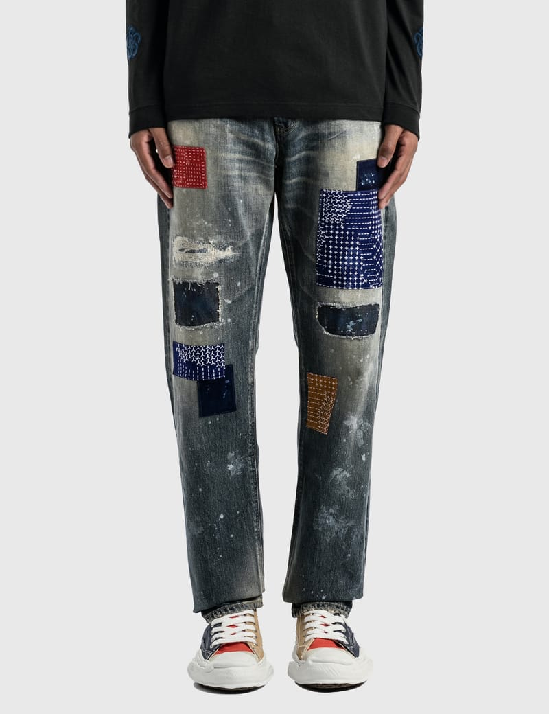 パンツ FDMTL SKINNY FIT STRAIGHT DENIM W34 L32
