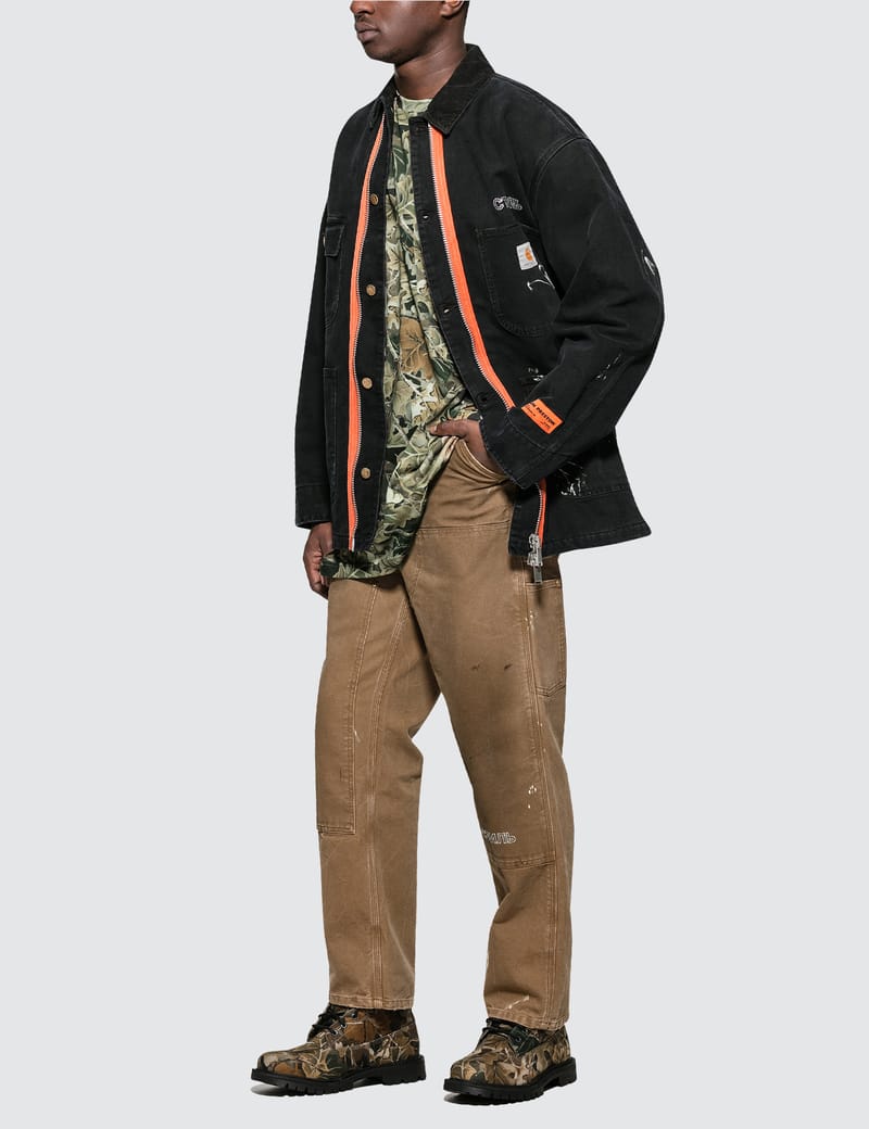 heron preston x carhartt jacket