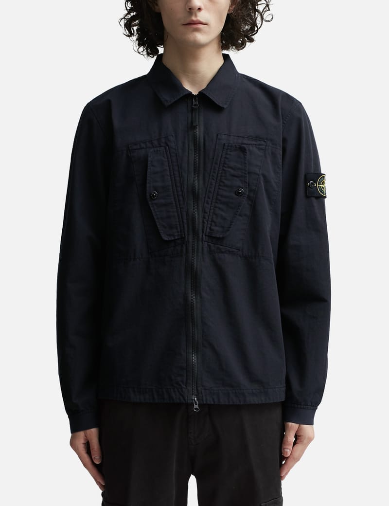 Stone Island - 11112 Ripstop Overshirt | HBX - Globally Curated