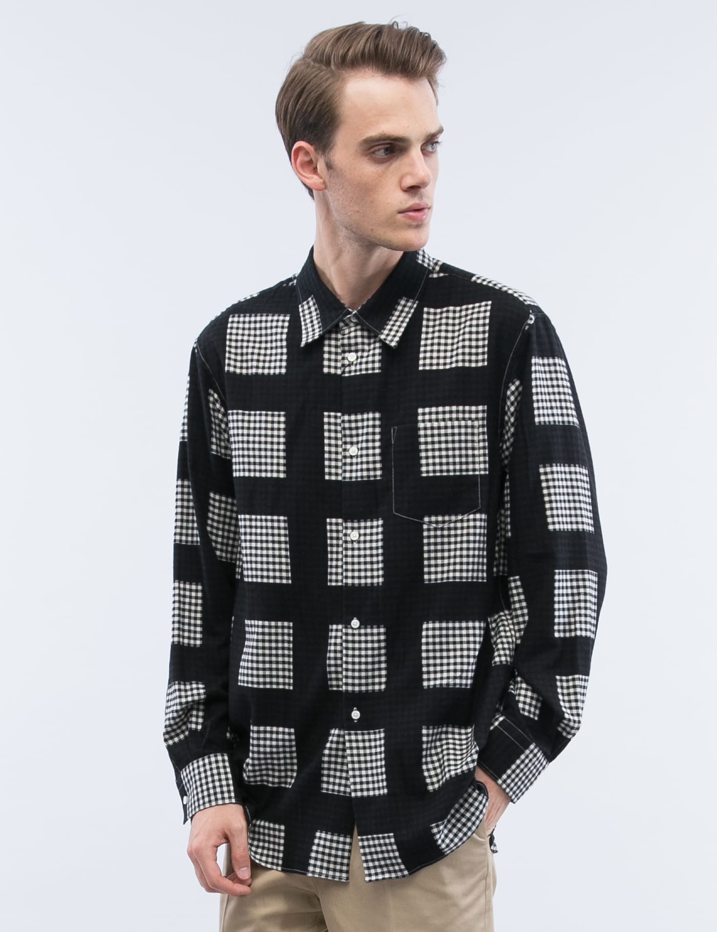 soe - Printed Block Check Shirt | HBX - Globally Curated Fashion