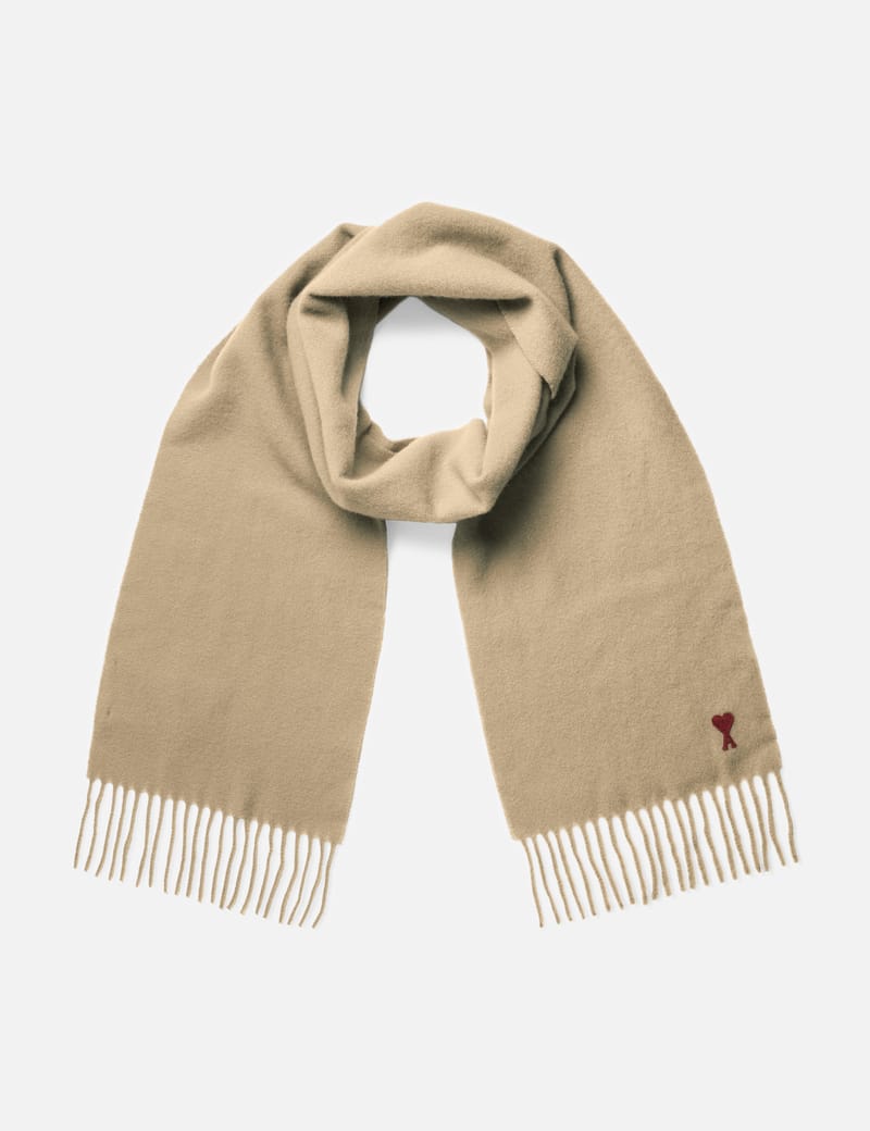 AMI DE COEUR スカーフ BLACK Red Ami de Coeur Scarf | AMI PARIS