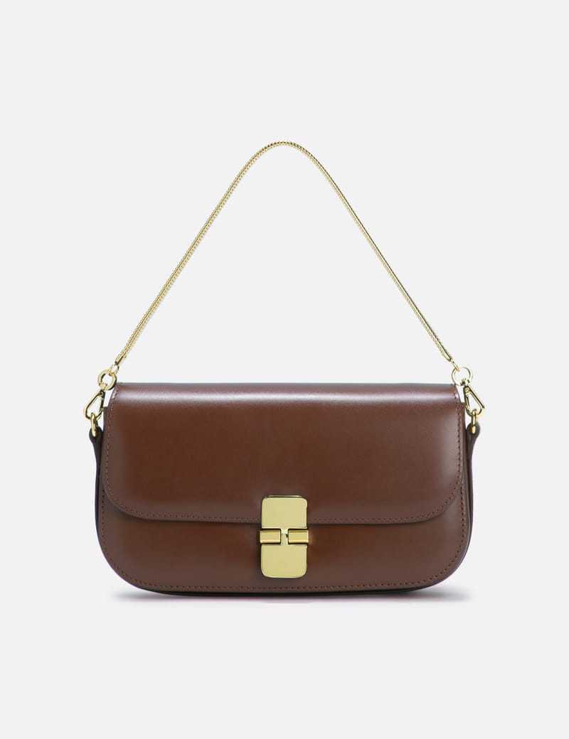 【A.P.C.】Grace Chain Clutch Bag Grace Chaine clutch | Smooth box leather | A.P.C. Accessories
