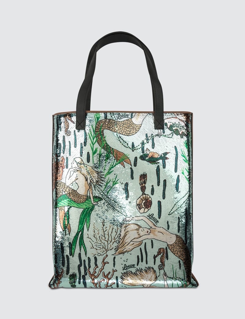 Loewe Vertical Tote Paula Mermaid Bag HBX Globally Curated