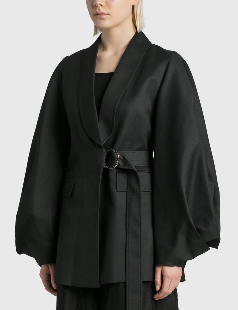 JW Anderson - Balloon Sleeve Shawl Collar Jacket | HBX - Globally