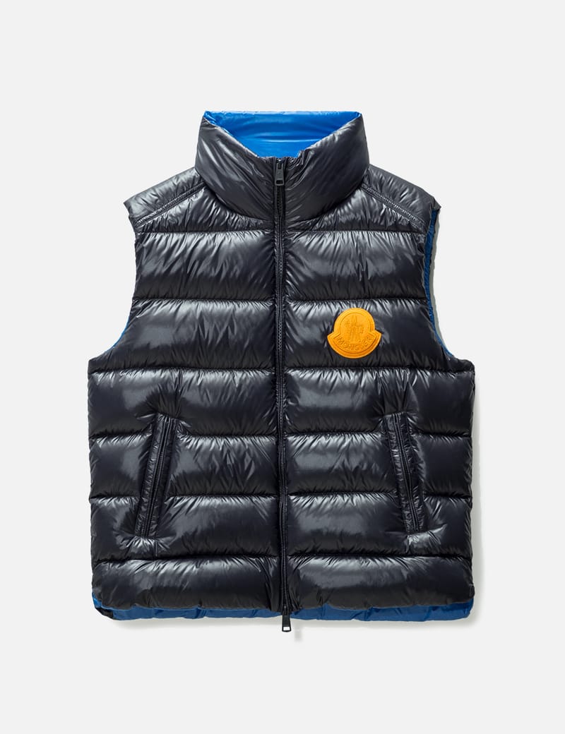 MOUTON COLLAR HORSEHIDE DOWN VEST ジャケット・アウター