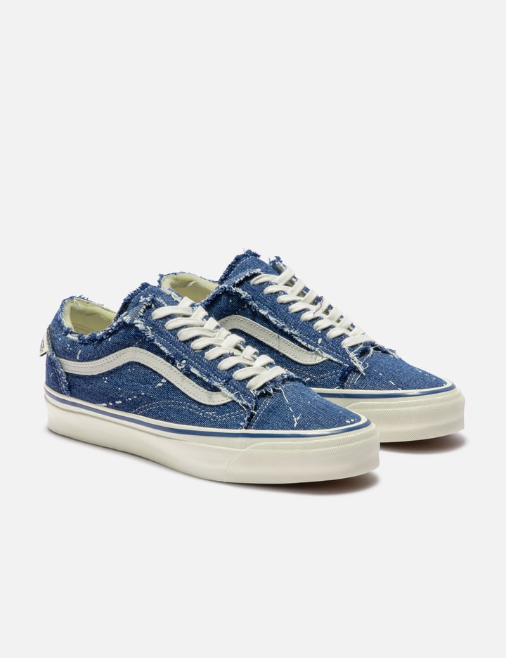 Vans Vans x INVINCIBLE LX Old Skool Frayed - 聯乘毛邊復古滑板鞋，左右不同噴濺圖案與棋盤格底襯 | HBX