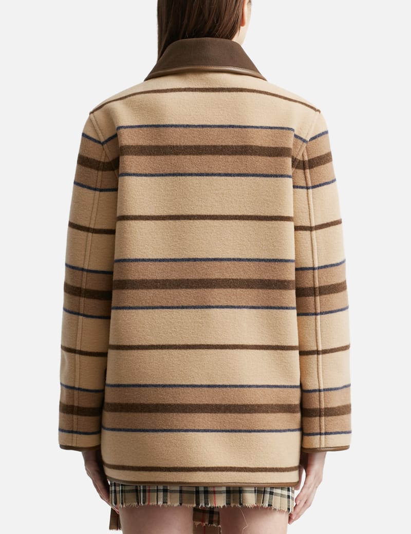 Burberry - Striped Wool Jacket | HBX - Globally Curated Fashion 