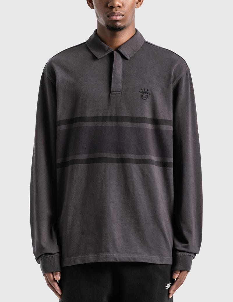 Stüssy - Bold Stripe Long Sleeve Rugby | HBX - Globally Curated