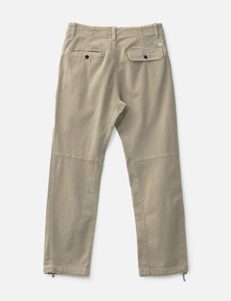 C.p. Company Moleskin Stretch Cargo Pants In Brown | ModeSens