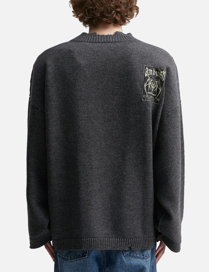 AMBUSH® VNeck Patch Knit Sweater HBX Globally Curated Fashion