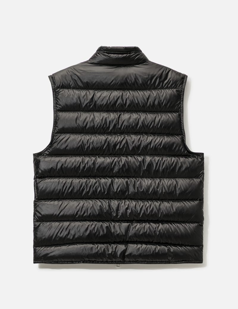 Moncler Gui Packable Down Gilet - Slim, packable black down gilet
