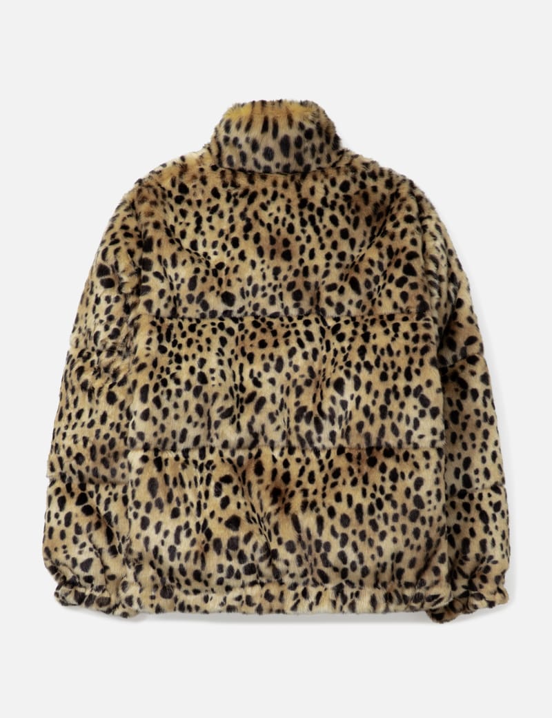 WACKOMARIA×NANGA ファーダウンジャケット Wacko Maria Nanga X Wacko Maria Leopard Fur Down Jacket - 日本製