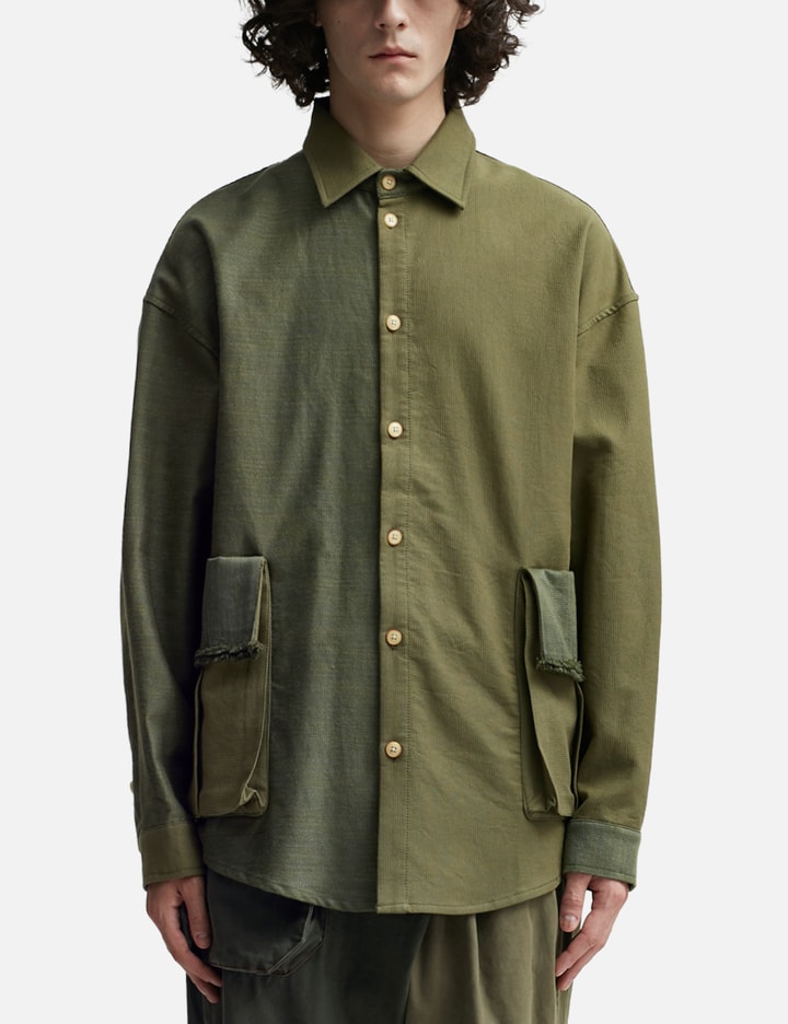 Men Shirt Using Rice Sack FRIED RICE - Cotton Blend Shirt Jacket | HBX