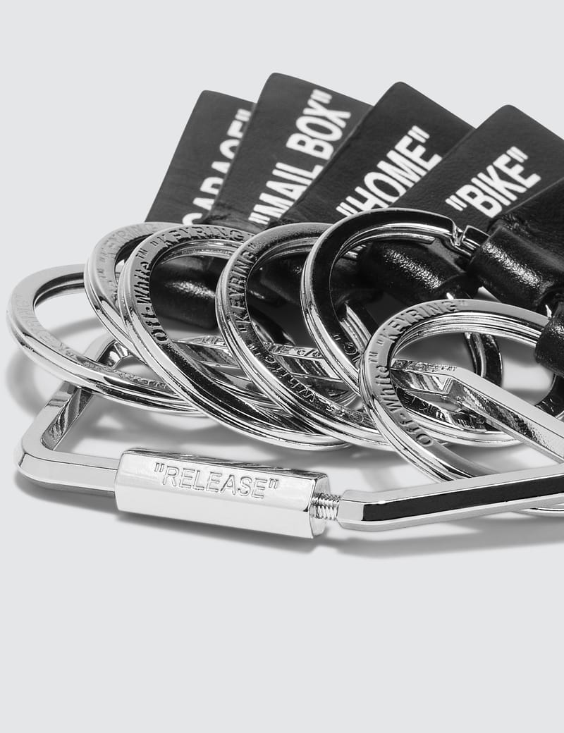 Off-White™ - Label Keychain | HBX