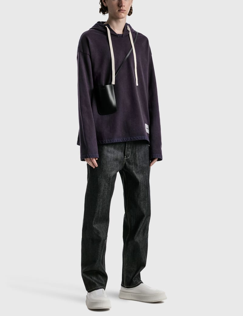 【関税込】◆JIL SANDER ジルサンダー◆ロゴパッチ パーカー JIL SANDER SANDER+ ジルサンダー プラス パーカー J47GU0105